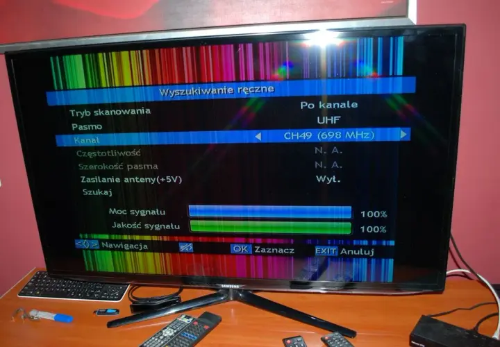Jak włączyć zasilanie anteny w telewizorze Samsung i poprawić sygnał