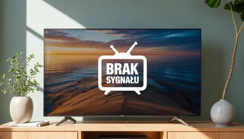 Co oznacza brak sygnału w telewizorze i jak to naprawić?
